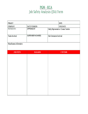 Jsa form - jsagpf form