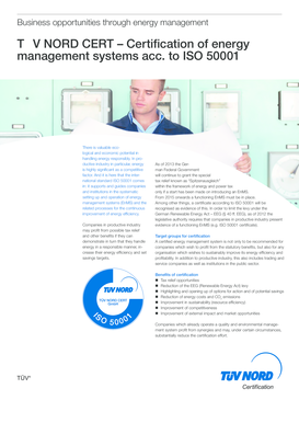 ISO 50001 Energy Management Certification