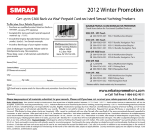 Simrad Yachting Rebate Form