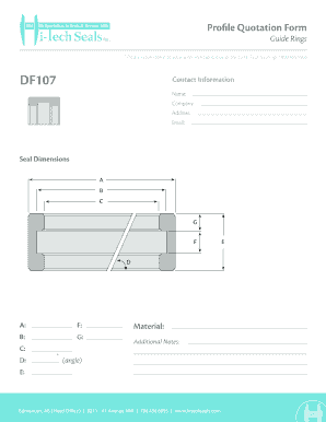 Profile Quotation Form