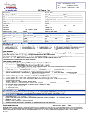 RSV Referral Form