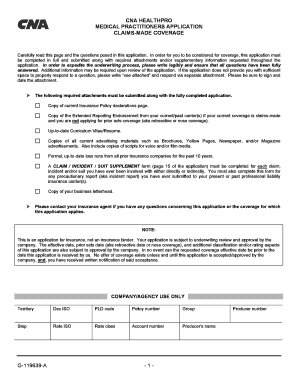 Medical Practitioners Application