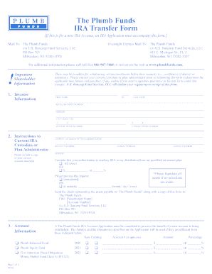 IRA Transfer Form