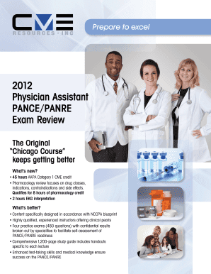 PANCE/PANRE Exam Review Course