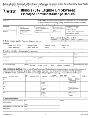 Illinois Employee Enrollment/Change Request