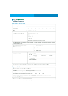 Endorsement Request Form