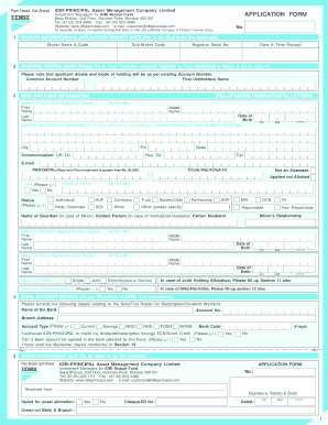 IDBI Mutual Fund Application Form