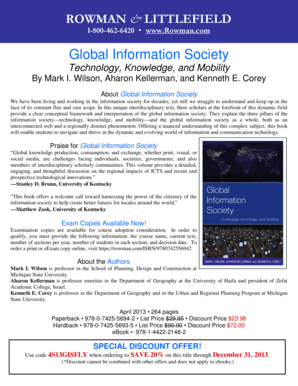 Global Information Society Book Order Form