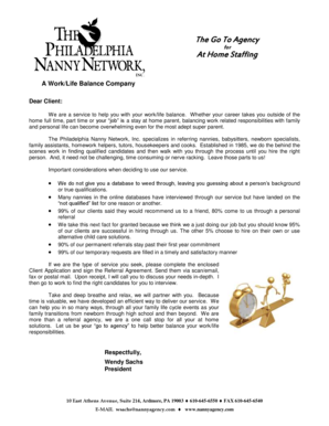 Client Application Form