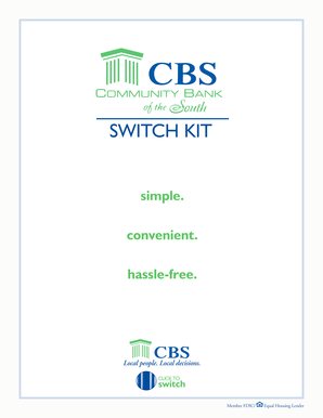 Community Bank Switch Kit