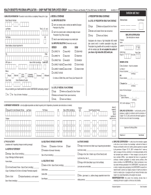 NJ State Health Benefits Program Application