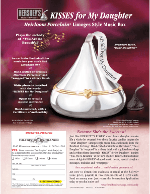 Dear Daughter Music Box Reservation Application