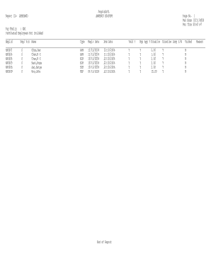 PeopleSoft Report ID: GPMYAM01 ABSENCE HISTORY Page No. 1 ...