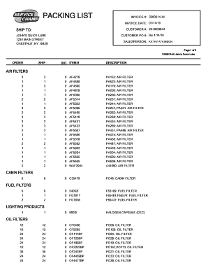 Sales Order Invoice Form Preprinted Laser - Service Champ