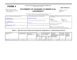 SEC Form 4 Statement of Changes in Beneficial Ownership