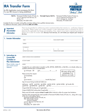 IRA Transfer Form