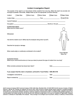 Incident Investigation Report