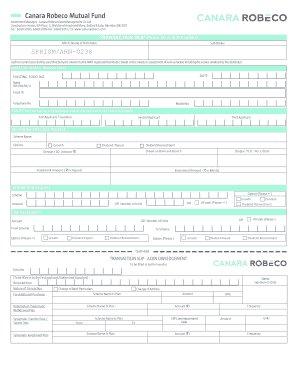 Investment Transaction Slip