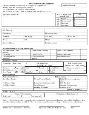 Application for Trade Permit