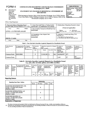 SEC Form 4 Statement of Changes in Beneficial Ownership