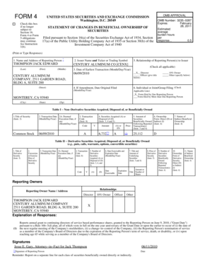 SEC Form 4 Statement of Changes in Beneficial Ownership