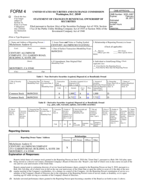 SEC Form 4 Statement of Changes in Beneficial Ownership