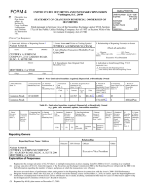 SEC Form 4 Statement of Changes in Beneficial Ownership