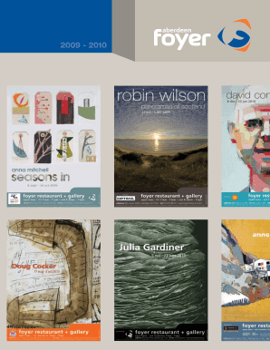 Fillable Online Aberdeen Foyer Annual Report 09 10 Fax Email Print