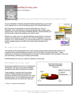 SchoolFacilities.com Advertising Inquiry Form