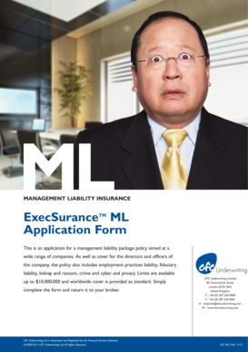 Management Liability Insurance Application Form