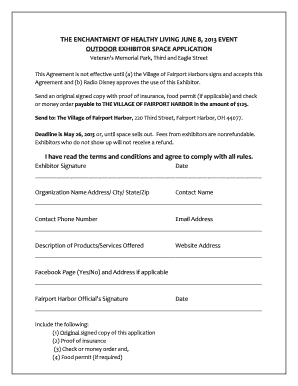 fairport harbor domestic partner application form