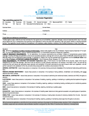 city of delaware ohio contractor registration form