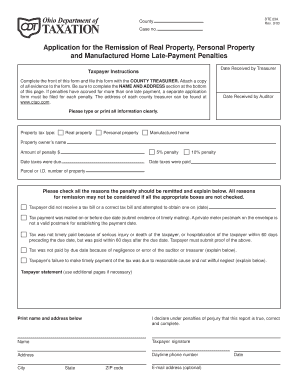 County DTE 23A Application for Remission of Late-Payment Penalties