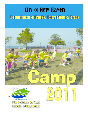 New Haven Summer Camp Registration Form