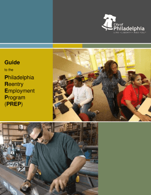 Work verification letter - Guide Philadelphia Reentry Employment Program (PREP) - rise phila