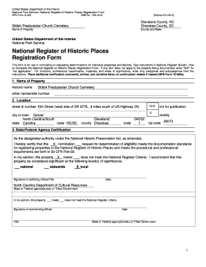 NPS Form 10 900 OMB No. 1024 0018 - National Register Sites in ... - nationalregister sc