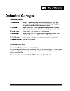 Detached Garages Detached Garages - City of Glendale - glendale-wi