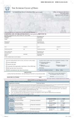 Ohio Attorney Registration Form