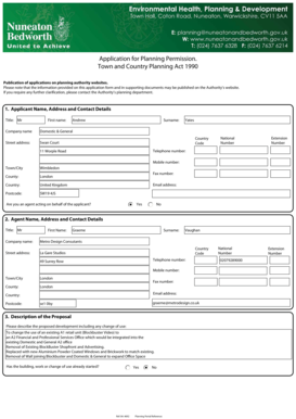 UK Planning Permission Application