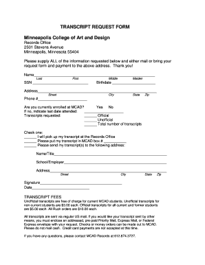 Sample request letter for transcript of records - mcad intranet