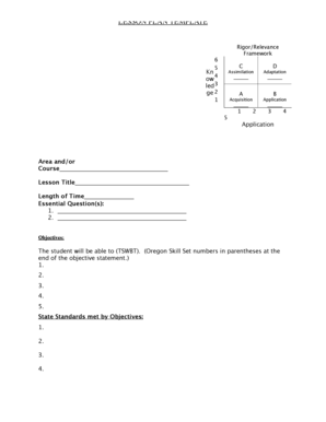 Lesson Plan Template - blogs oregonstate