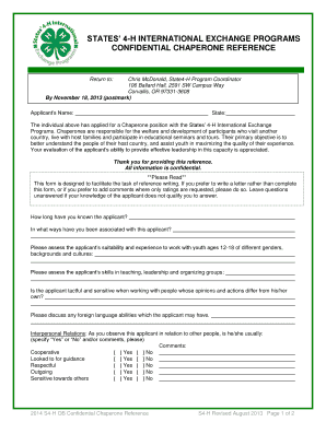 STATES' 4-H INTERNATIONAL EXCHANGE ... - Oregon State 4-H - oregon 4h oregonstate