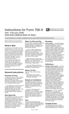 Instructions for Form 706-A