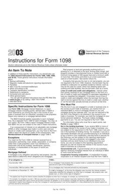 Instructions for Form 1098