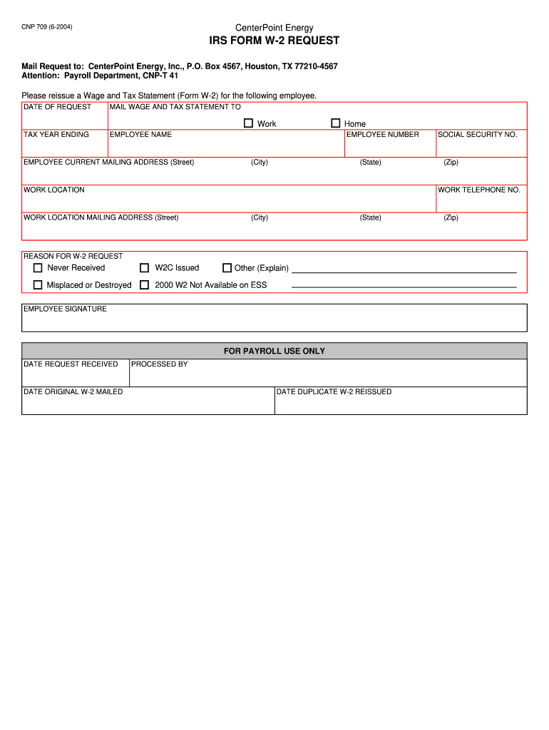 centerpoint energy w9 Preview on Page 1