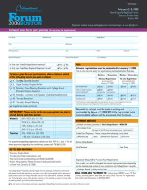 College Board Registration Form