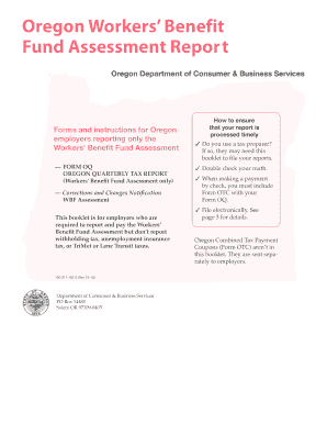 Oregon Quarterly Tax Report