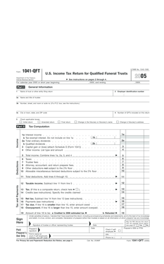 US Federal Form 1041-QFT