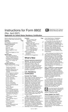 Instructions for Form 8802