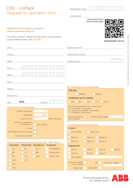 Request for Quotation Form